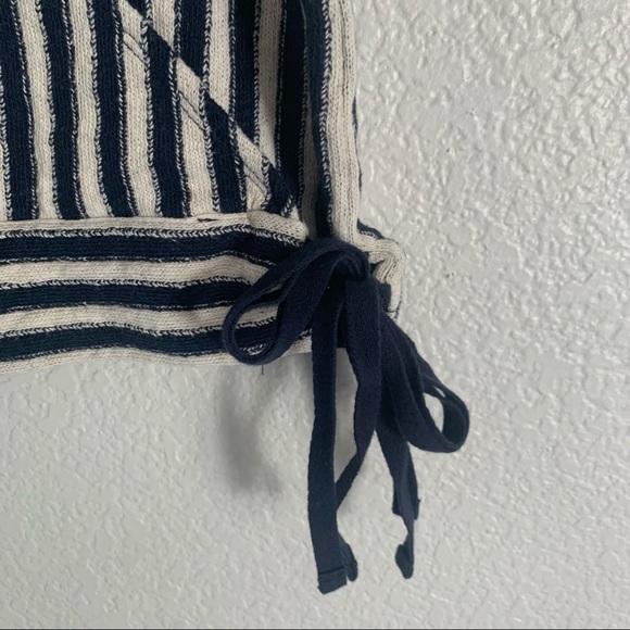 Madewell Finale tank top in stripe crop top XS G5538 - Picture 5 of 10